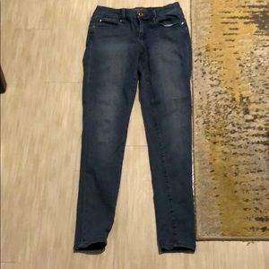 The Limited medium wash super skinny Jean.